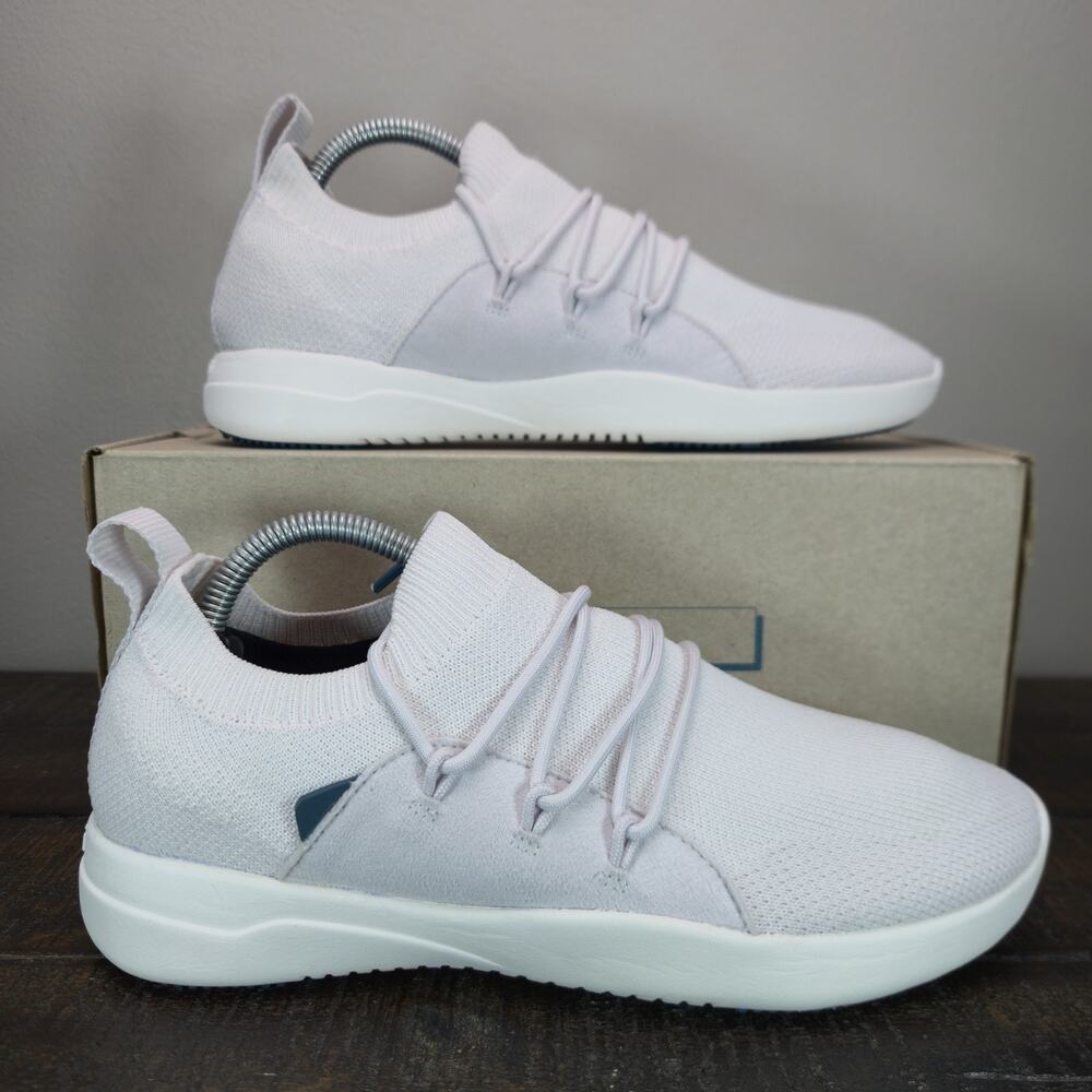 NEW Vessi Cityscape Classic Womens Size 6 Lace Up Waterproof Shoes Birch White